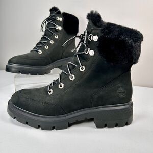 Women's Timberland Cortina Valley Waterproof Mid Hiking Boots - Size 8.5
